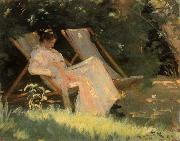 Peder Severin Kroyer, Marie Kroyer in a Deckchair